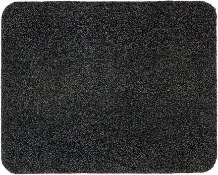 Astra Fußmatte aus Baumwolle, schwarz, B/T/H: 75,0 x 60,0 x 0,9 cm - Bild 1