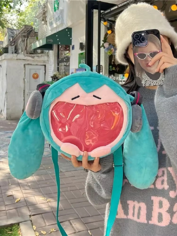 Bandai Hatsune Miku Rucksack, Plüsch, Anime Mädchen - Bild 3