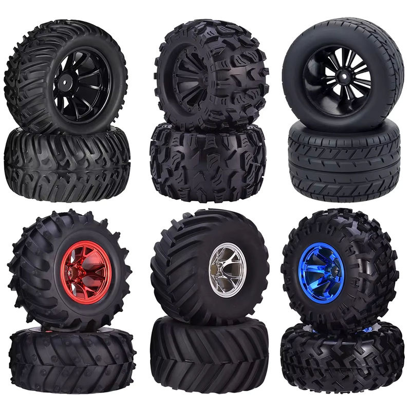 Traxxas 4-teiliges Set Monster Truck Reifen Räder 1/10 - Bild 6