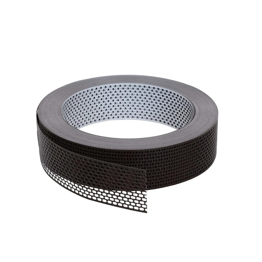 Daprona Vogelschutzgitter Lüftungsband aus Aluminium in Braun, Breite: 8 cm, Länge: 60 m - Bild 2