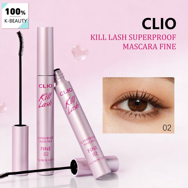 Clio Kill Lash Superproof Mascara Fine 02 Mousse Brown - Bild 1