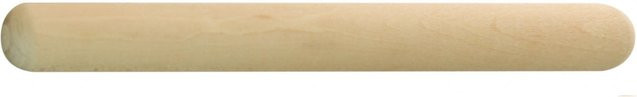 Schneider Teigrolle aus Buchenholz in Beige, Durchmesser: 4,5 cm, Länge: 42 cm - Bild 1