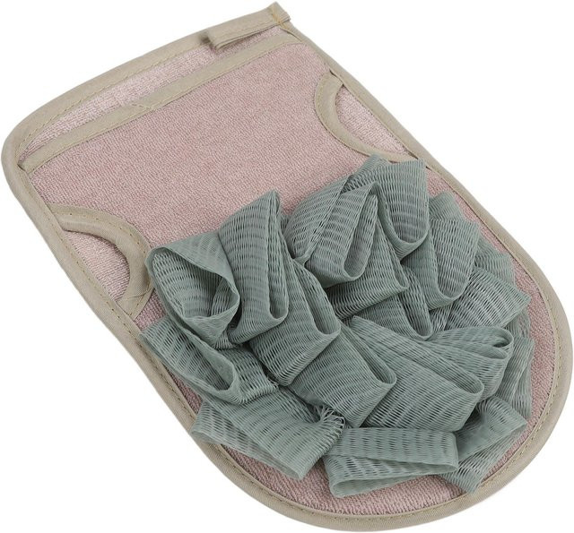 Koogeelife Duschwaschlappen Peelingtuch, grau, Unisex - Bild 1