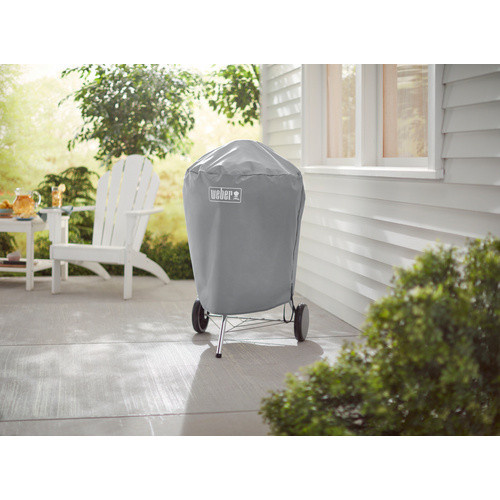 Weber Abdeckhaube für Holzkohlegrills, grau, Breite: 57 cm - Bild 3