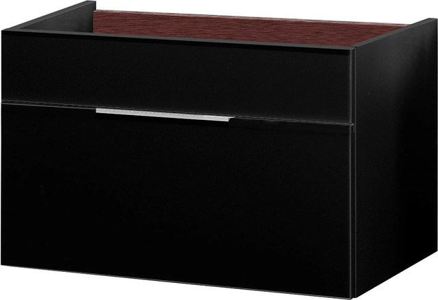 Fackelmann Waschtischunterschrank Kara in Anthrazit, B/T/H: 79,5 x 49,0 x 24,7 cm - Bild 1