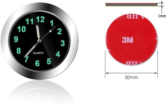 YJMP Auto Parts Autouhr, Digitaluhr, Quarz, silber, Unisex - Bild 1