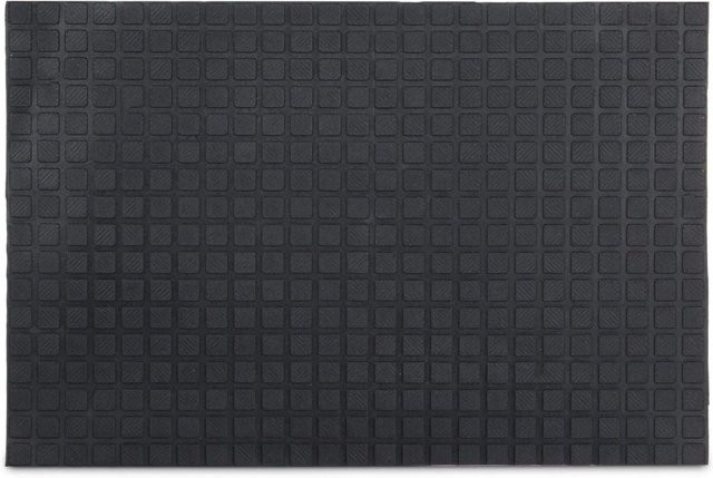 Rutschfeste Fußmatte aus Gummi von Relaxdays in Schwarz, B/T/H: 60 x 40 x 0,5 cm - Bild 1
