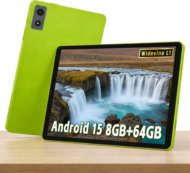 Paitanry Android 15 Tablet mit 8,68 Zoll Incell-Display, 8GB RAM, 64GB Speicher, RK3562 Quad-Core, 5000mAh Akku und WiFi 6 in Grün - Bild 1