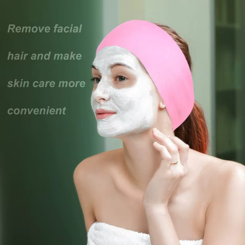 HMQ beauty Einweg-Gesichts-Stirnbänder aus Stretch-Vlies, Damen - Bild 2
