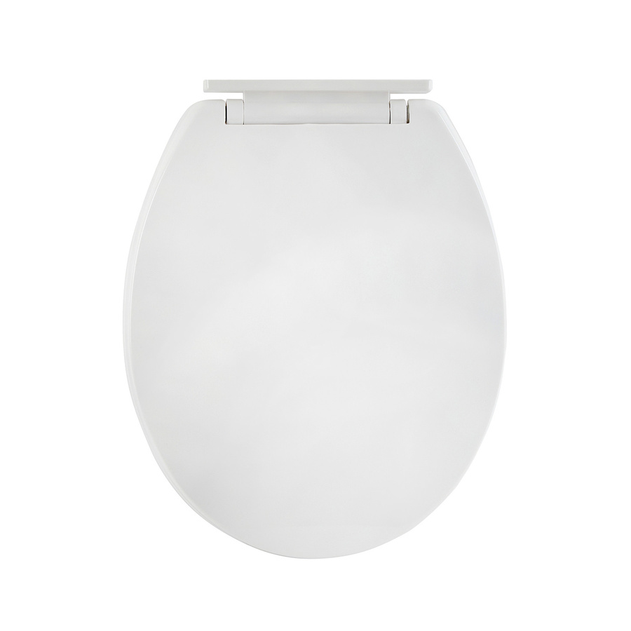 Belstone Toilettensitz mit Absenkautomatik und Schnellverschluss in Weiß, oval, B: 42,3 cm, T: 35,4 cm - Bild 1