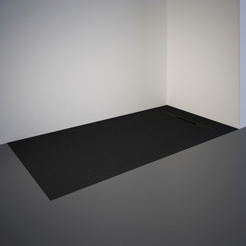 Schulte Duschwanne DWM-Tec aus Mineralguss, rechteckig, Anthrazit, B/T: 80 x 160 cm - Bild 2