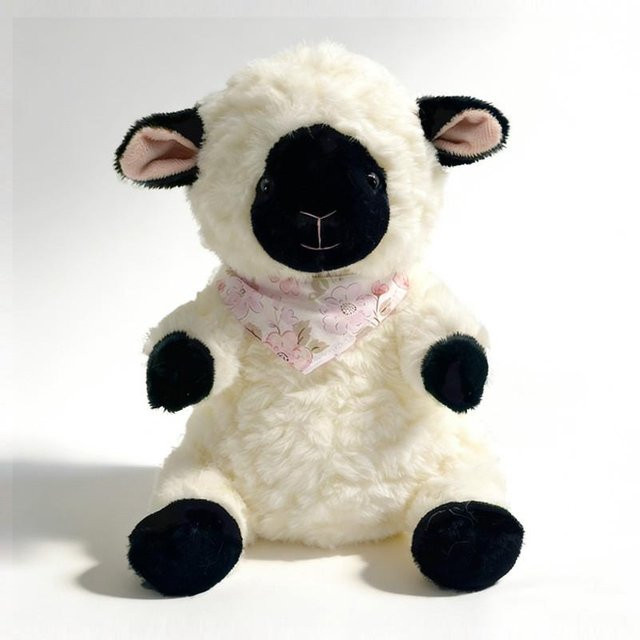 Yiran toy Niedliches Schaf Plüschtier, Weiß, Braun, Grau - Bild 1