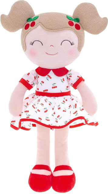 Kidsly Cherry Girl Plüschpuppe, Mädchen, Rot, ab 0 Jahre - Bild 1