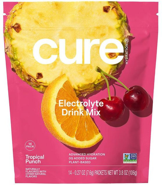 Rworld Wellness Elektrolyt-Getränkepulver Tropical Punch 14 x 7,6 g - Bild 1