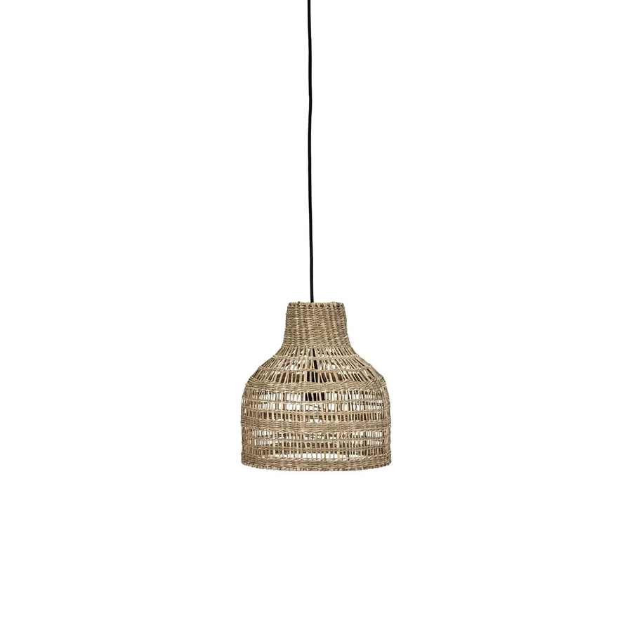 House Doctor Lampenschirm Rami aus Seegras in Beige, Durchmesser: 27 cm - Bild 1