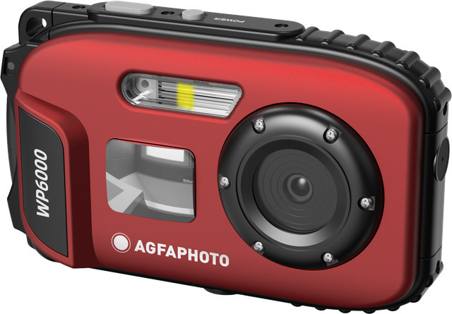 Realishot WP6000 Action Camera in Rot mit USB-C Anschluss - Bild 1