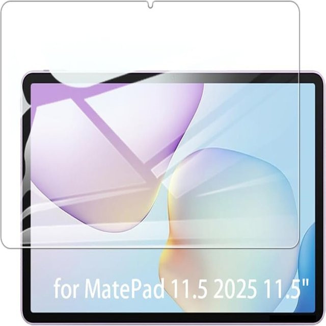 HD-Displayschutzfolie aus gehärtetem Glas für Huawei MatePad 11,5 (2025/2026) TXZ-W10 & TXZ-W09, 11,5 Zoll, transparent - Bild 1