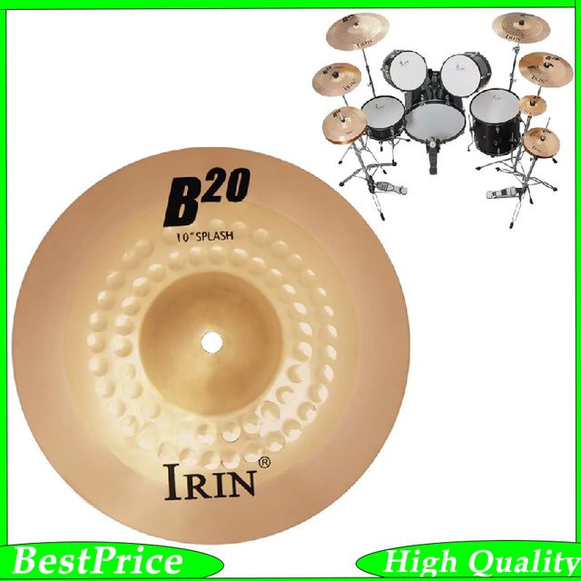 M MBAT 10-Zoll B20 Phosphorbronze Becken in Gold für Crash Hi-Hat Drum Kits - Bild 1