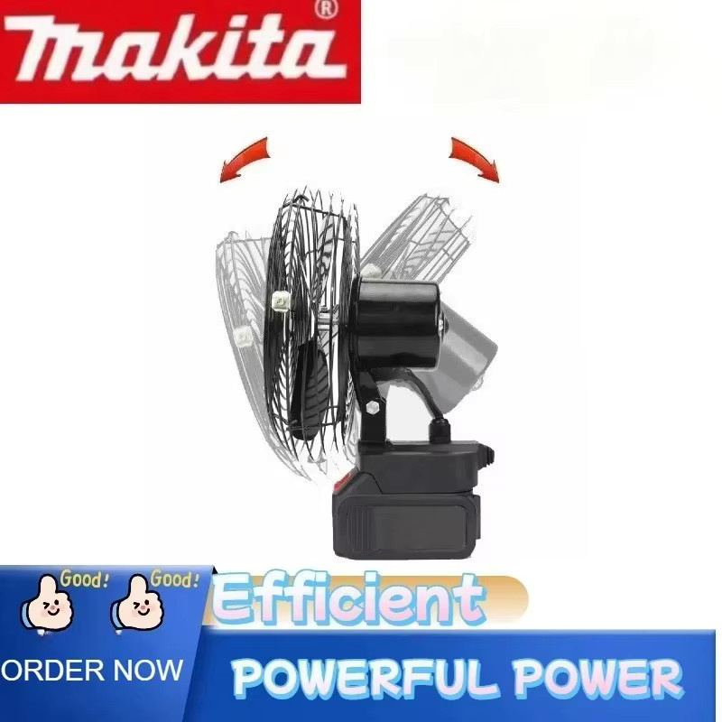 Makita Kabelloser Outdoor-Ventilator aus Metall in Schwarz für Makita-Akkus - Bild 5