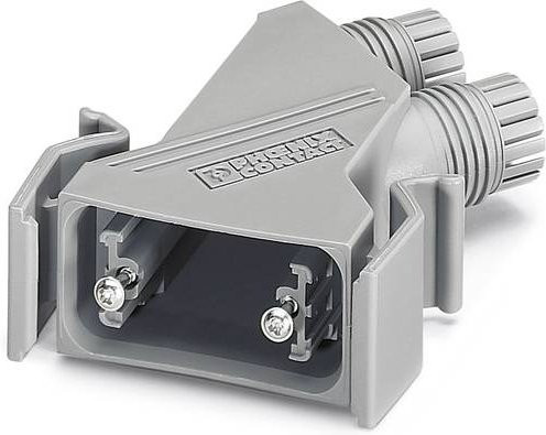 Phoenix Contact VS-09-T-2M16 1688353 D-SUB Gehäuse aus Kunststoff, metallisiert, Farbe: Silber/Grau, 5 Stück - Bild 1