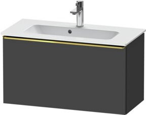 Duravit Waschtischunterschrank D-Neo Compact, grau glänzend, wandhängend, B/T/H: 81 x 37,2 x 44 cm - Bild 1