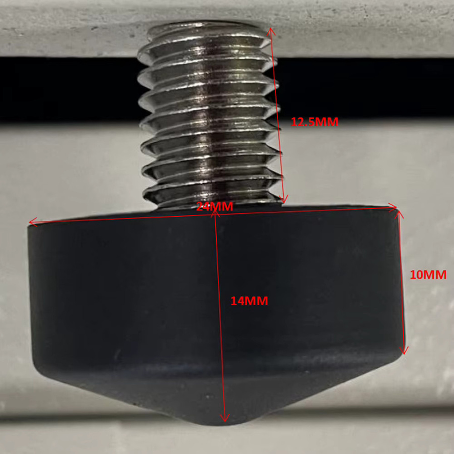 Andoer Universal Anti-Rutsch Gummifuß mit Spike für 3/8 Zoll Stativ und Einbeinstativ in Schwarz - Bild 3