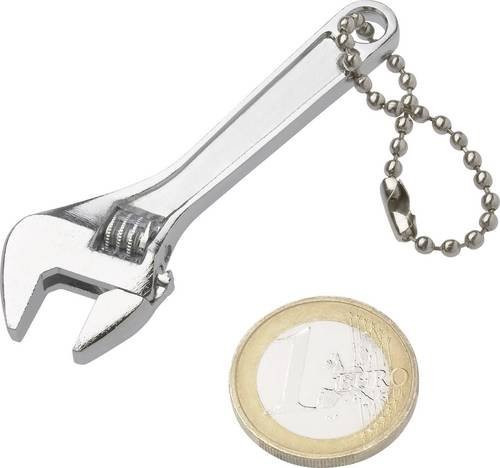 Donau Elektronik Mini-Rollgabelschlüssel in Silber mit 10 mm Schlüsselweite - Bild 1