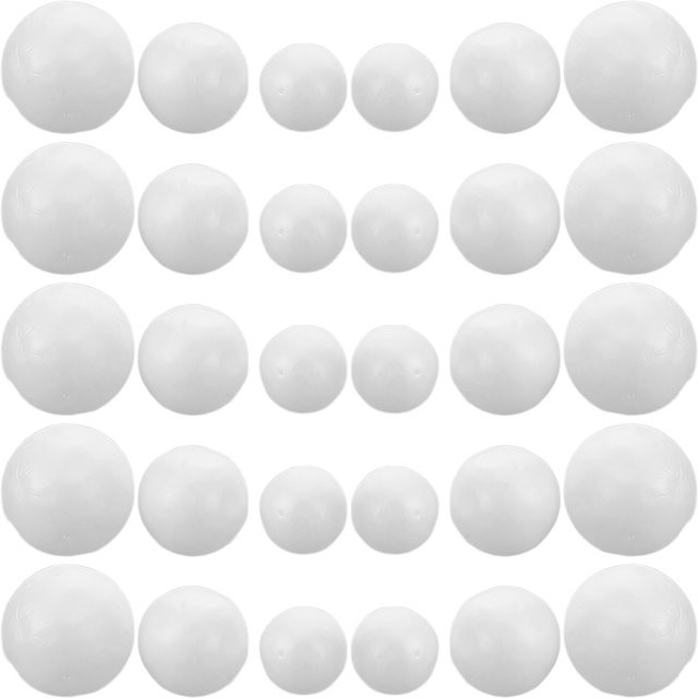 2 Beutel weiße Schaumstoffperlen als Füllmaterial für Kissen, Polsterung und DIY-Bastelprojekte - Bild 1