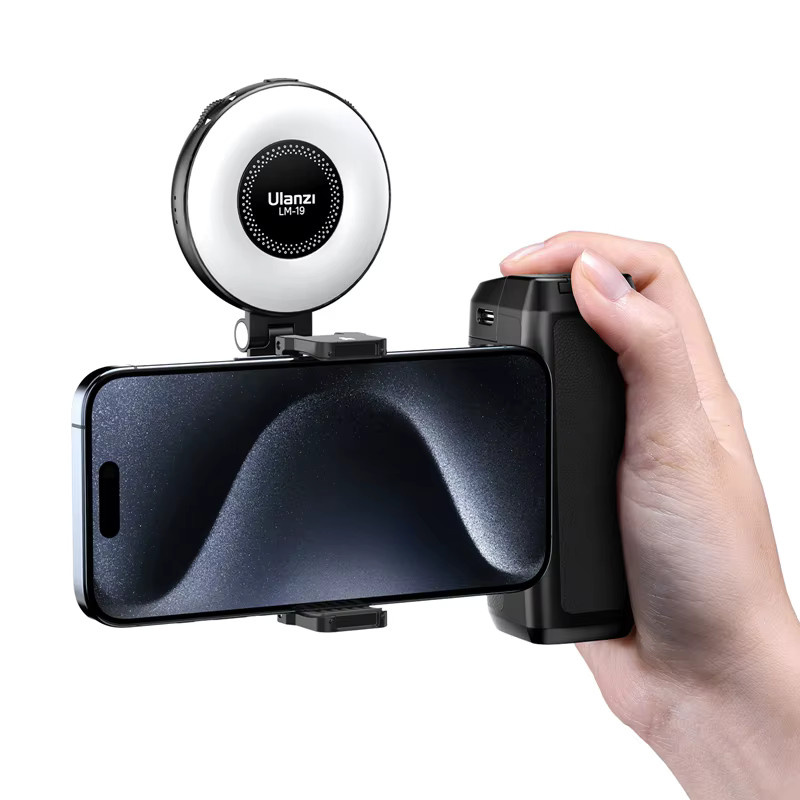 Ulanzi LM19 Bi-Color MagSafe Light Telefonständer für iPhone 15 14 13 12 Mini Pro Pro Max, magnetisch, Schwarz oder Weiß - Bild 4