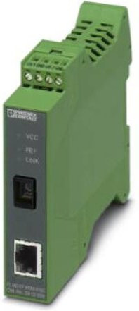 Phoenix Contact LWL-Umsetzer FL MC EF WDM-B SC LWL-Konverter für Ethernet/LAN in Grün - Bild 1