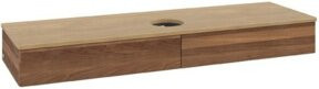 V&B Waschtischunterschrank Antao ohne Frontstruktur in Warm Walnut, B/T: 160 x 50 cm - Bild 1