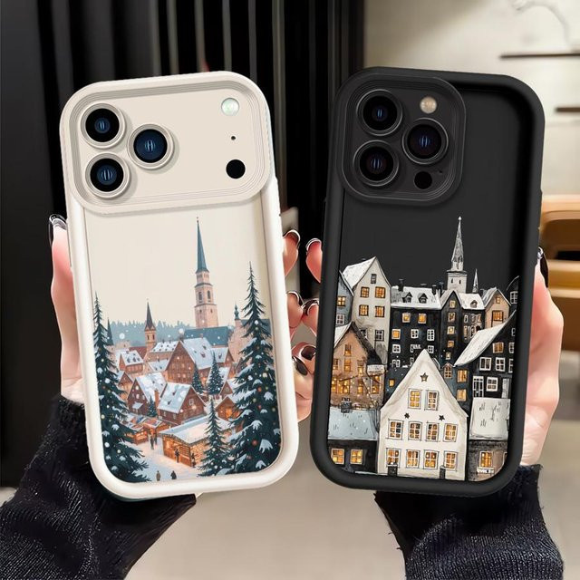Handyhülle mit Weihnachtsmann Motiv für Apple iPhone 15 Plus 16 17 Pro Max und weitere Modelle, Soft Shell, Multicolour - Bild 1