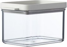 Mepal Omnia Vorratsdose rechteckig, luftdicht und stapelbar, Farbe: White, 700 ml - Bild 1