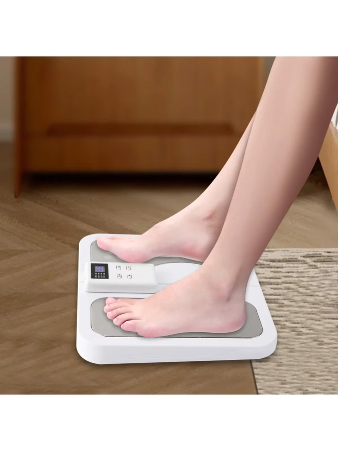 Bymaocar Elektrisches Fußmassagegerät mit Fernbedienung, Weiß, Unisex - Bild 5