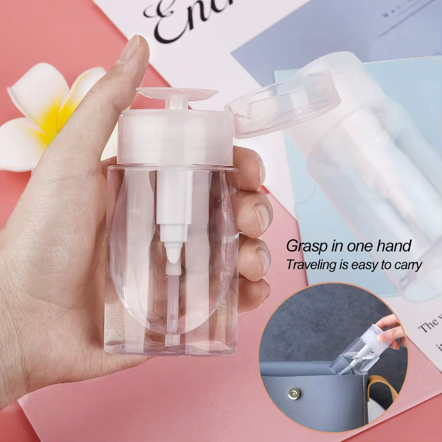 CNKESS Nachfüllbare leere Pumpflasche für Nagellackentferner, 100 ml, Unisex - Bild 3