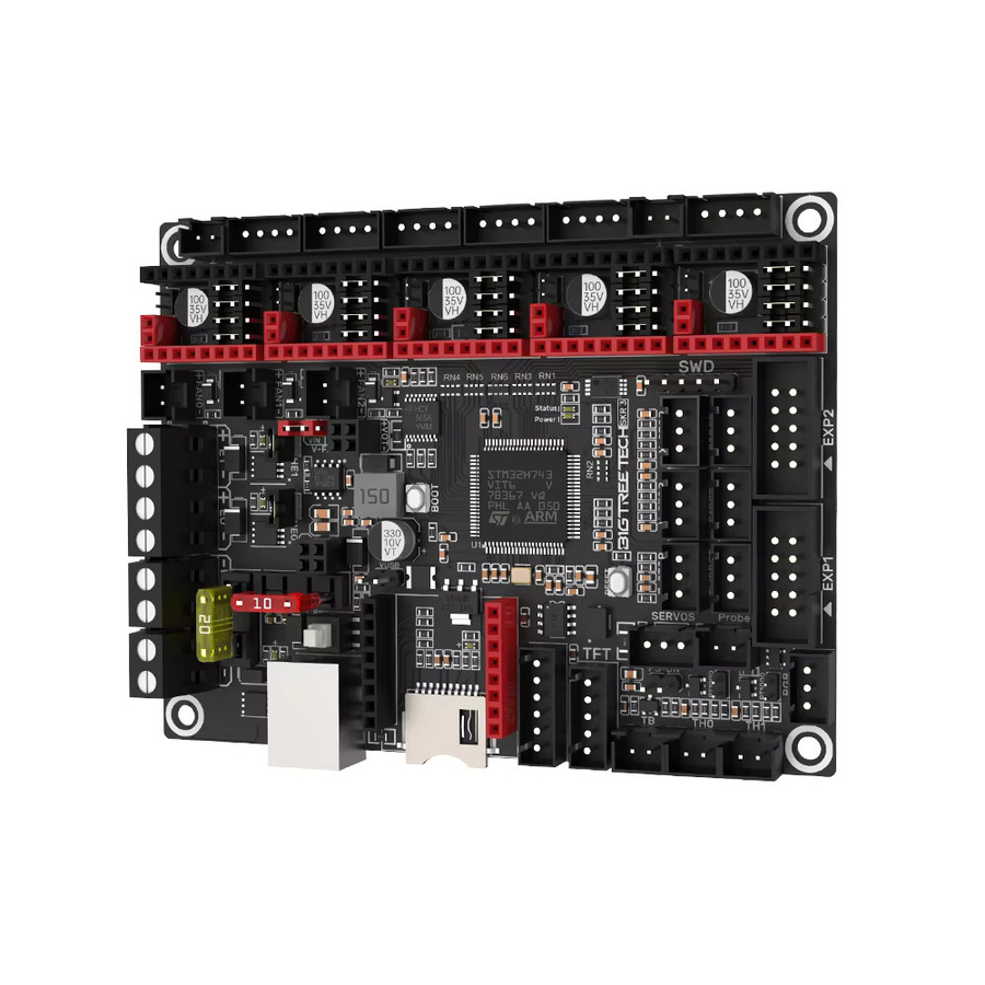 Bigtreetech SKR V2.0 Turbo BTT SKR 3 Motherboard für 3D-Drucker in Schwarz - Bild 1