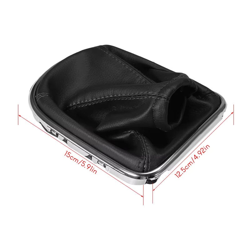 KKMOON Auto Schalthebel Gamasche aus PU Leder in Schwarz als Staubschutz für Chevrolet Cruze 2014-2018 - Bild 3