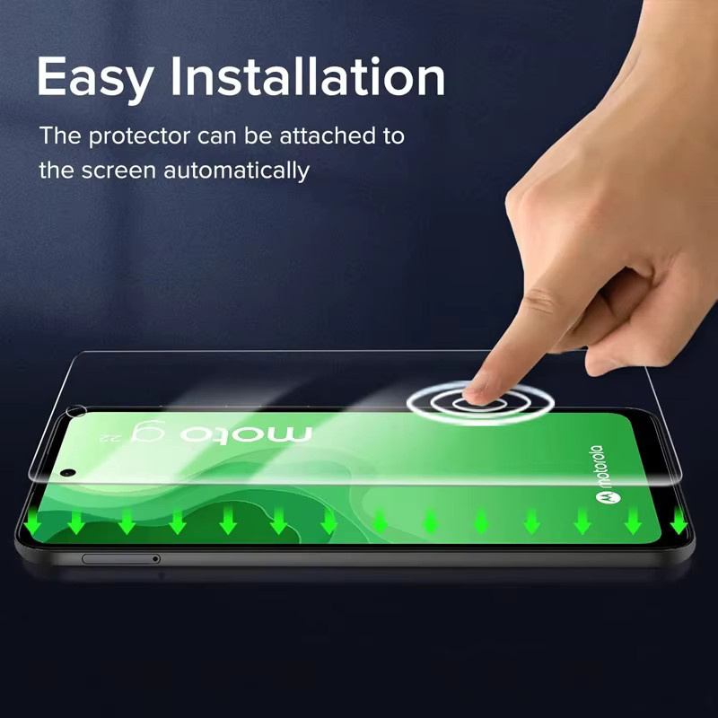 3er-Set gehärtetes Glas Displayschutzfolie für Motorola Moto G10 G20 G30 G50 G60 G100 G200 G31 G41 G51 G71 G22 G52 G82 e40 E20 in Transparent - Bild 3