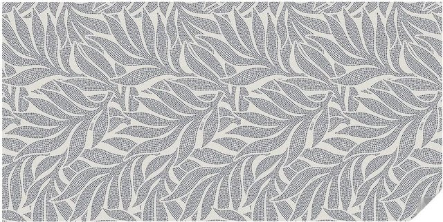 Tulup Fensterfolie Milchglasfolie mit Blattmuster in Grau, B/B: 200 x 100 cm - Bild 1