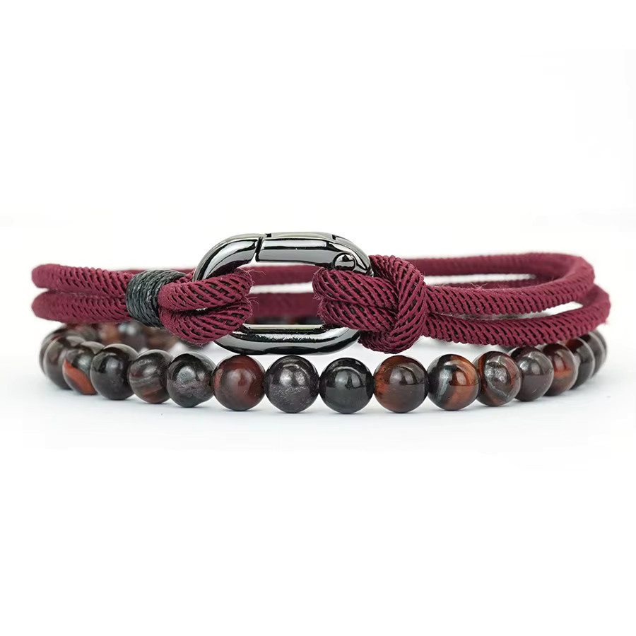 Noter Armband Set, Perle, Schwarz, Herren - Bild 2