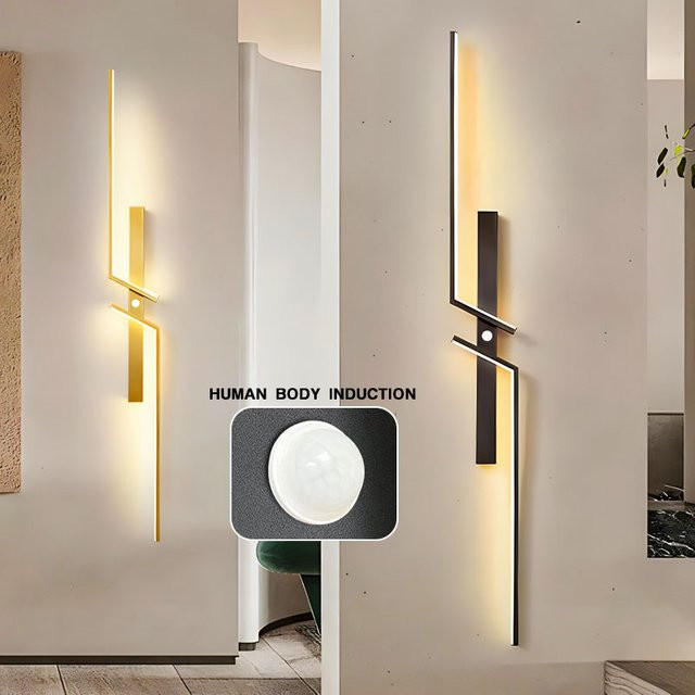 LEITELL LED Wandleuchte mit PIR Bewegungssensor für Korridor und Gang, integrierte LED, AC85-265V - Bild 1