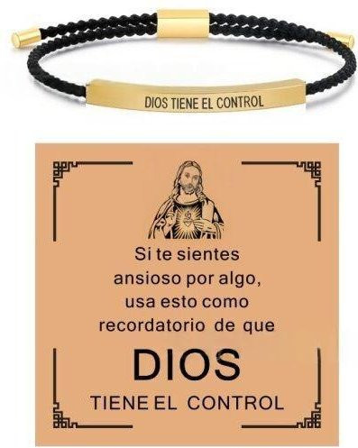 Armband Edelstahl, Gold, Damen Herren, Graviertes Buchstabenarmband - Bild 1
