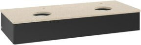 V&B Antao Waschtischunterschrank mit LED-Beleuchtung, Wandmontage, Blau, B/T/H: 120 x 50 x 19 cm - Bild 1