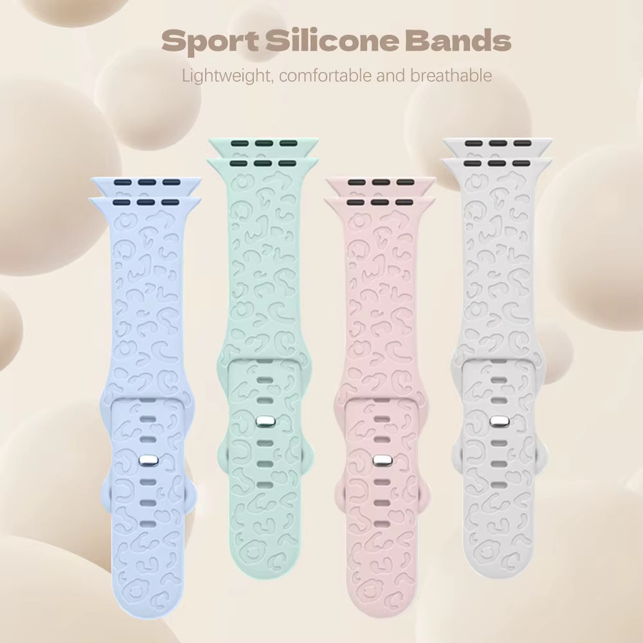 Uhrenarmband und Abdeckung für Apple Watch, Silikonband, TPU, 38-46 mm - Bild 1