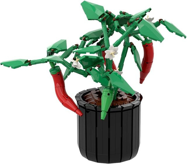 Gobricks Chilipflanze Bausteine, ab 14 Jahren - Bild 1