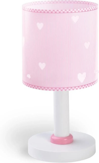 Dalber Kinder Nachttischlampe Herz in Rosa und Pink aus Polypropylen - Bild 1