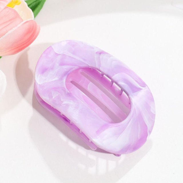 amydeal Haarclip, oval, gebogenes Design, Damen, Mädchen - Bild 1