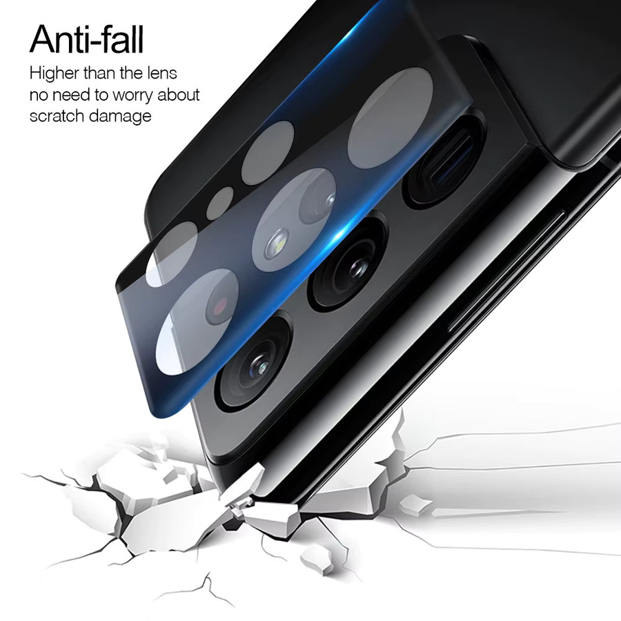 Kamera Objektiv Schutz Glas für Samsung Galaxy S25 S24 S23 S22 S21 S20 Ultra FE in Transparent - Bild 3