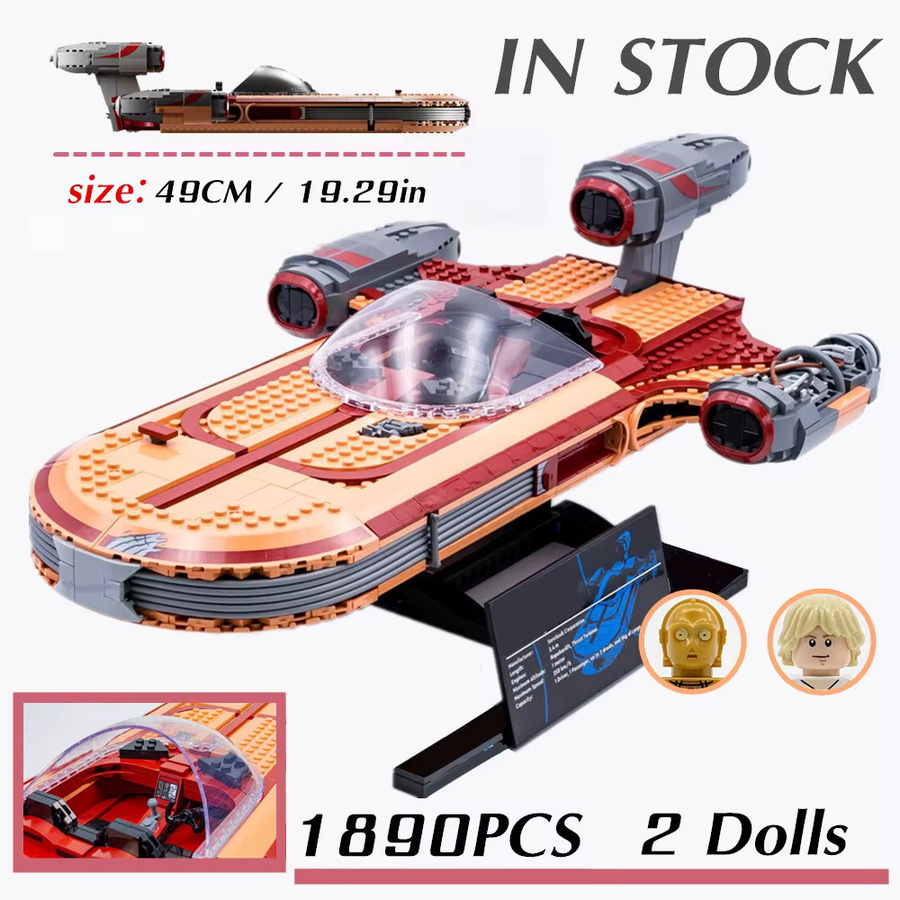 Potdemiel Space Battle Galaxy Landspeeder Bausteine, 1890 Teile, ab 14 Jahren - Bild 4