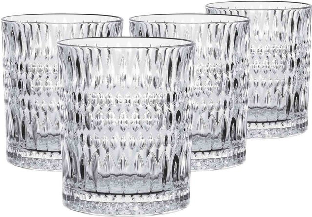 Nachtmann Tumbler Ethno Glas Set, Transparent, 4er Set, 300 ml pro Glas - Bild 1